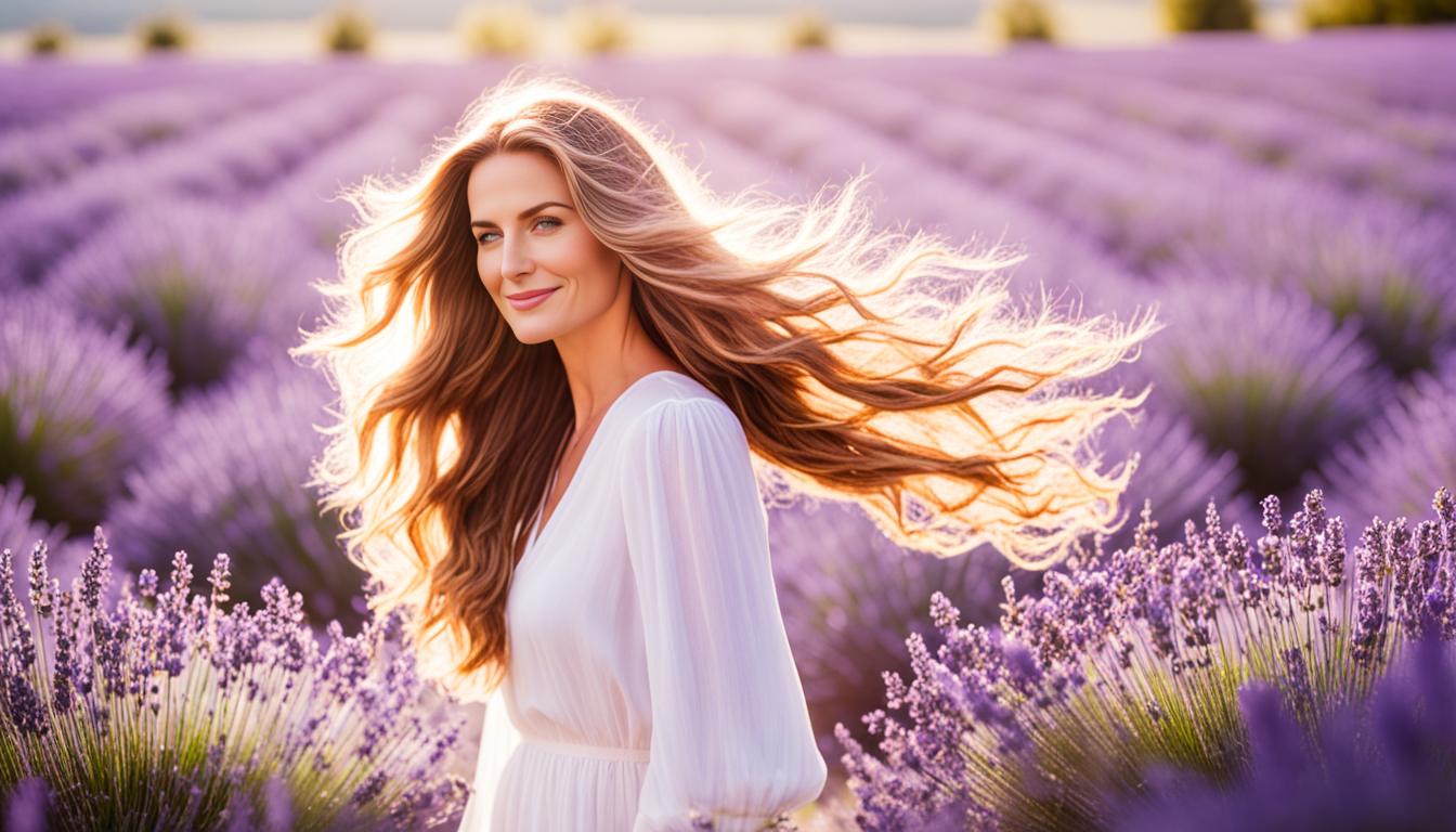 lavender oil in hair